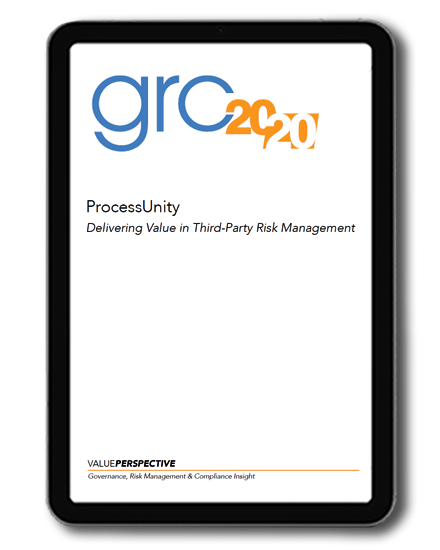 GRC 20/20: ProcessUnity VRM Report