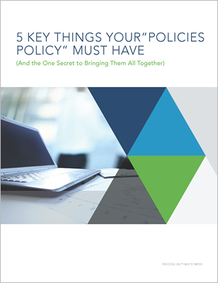 Key Things Your “Policies Policy” Must Have whitepaper